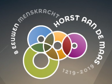 Logo ‘Horst aan de Maas 800 jaar’.